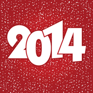 新年快乐 2014年庆祝贺卡设计