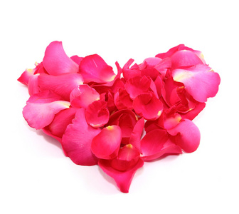 rosenblad hjrta玫瑰花瓣的心