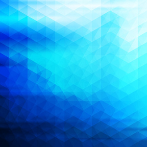蓝色矢量抽象几何背景