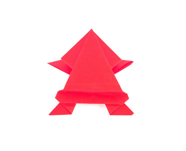 红颜色折纸青蛙