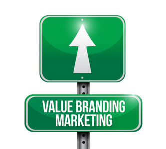 价值品牌营销道路标志图