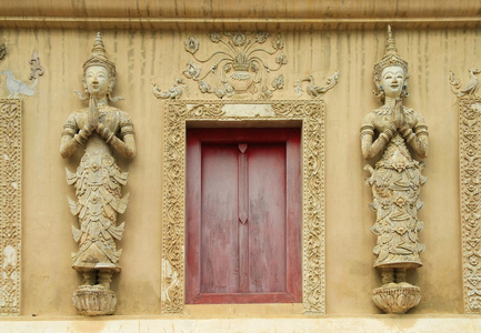 泰国寺庙窗口