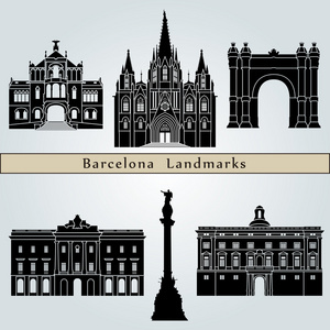 巴塞罗那的地标和纪念碑