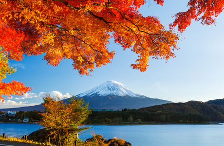 富士山在秋天