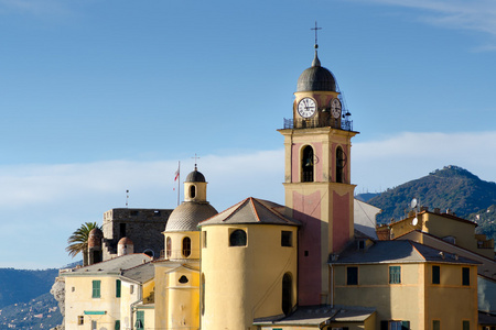 在 camogli 的遮阳伞