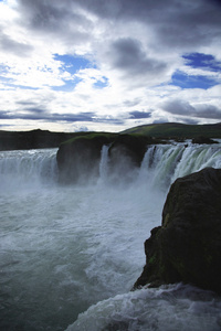 godafoss 瀑布