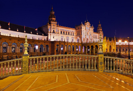 宫在塞维利亚西班牙西班牙广场