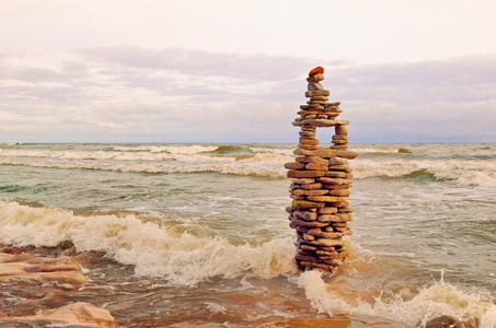 海和石头