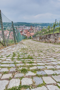 埃斯林根是从斯图加特，附近的 burgsteige neckar 意见德国