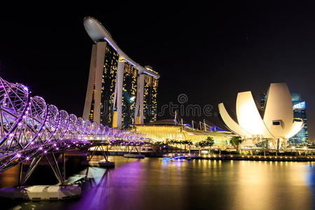 新加坡滨海湾之夜