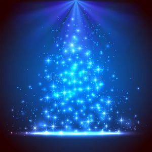 带星星字蓝色背景带星星照片