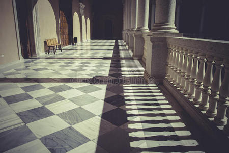 后院，室内宫殿，阿尔卡扎尔德托莱多，西班牙