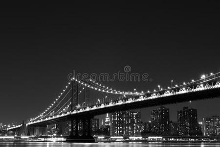 曼哈顿桥和夜空线