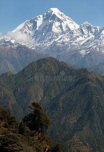 达乌拉吉里山景观