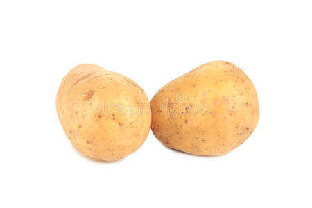 两个熟土豆。
