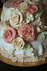 玫瑰婚礼蛋糕