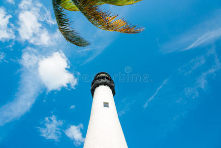 迈阿密比斯坎湾著名灯塔