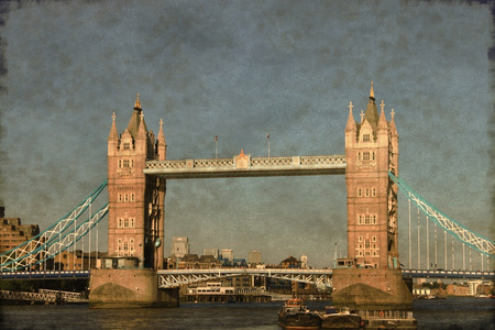 塔桥伦敦复古