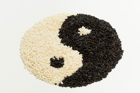 阵图在白色背景上的八阵图照片
