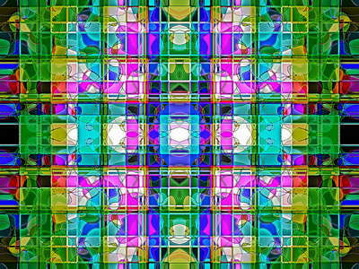 几何抽象五彩的装饰艾菲尔铁塔的背景。一 0167