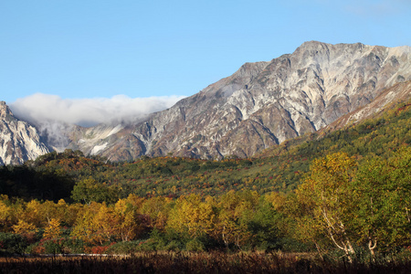 秋天山景区