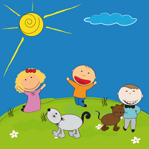 小册子背景巨嘴鸟鸟卡通介绍公司简介,年度报告介绍传单的标题页设计