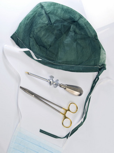 手术帽 口罩和其他工具