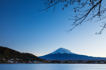 富士山和湖