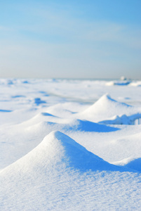 冰沙漠冬季风景