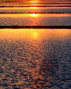 涟漪水与夕阳的颜色图片