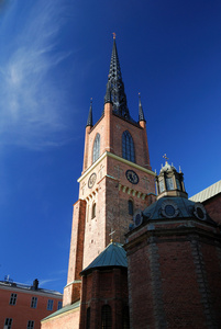 古老的教堂，在瑞典斯德哥尔摩市