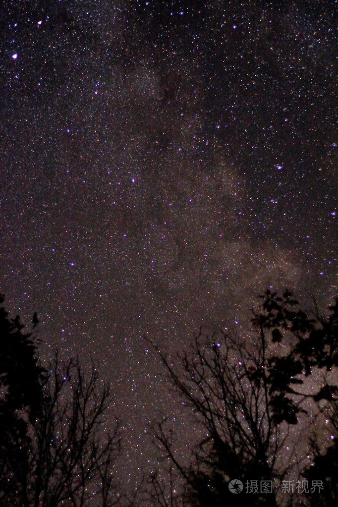 夜晚繁星图片真实图片