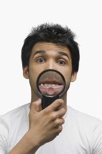 作出一个有趣的人照片