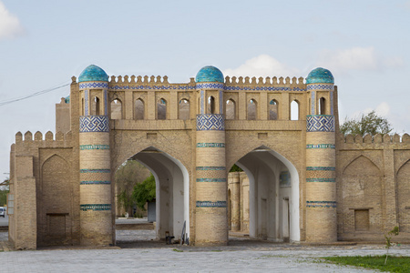 希瓦，乌兹别克斯坦的老城市的门