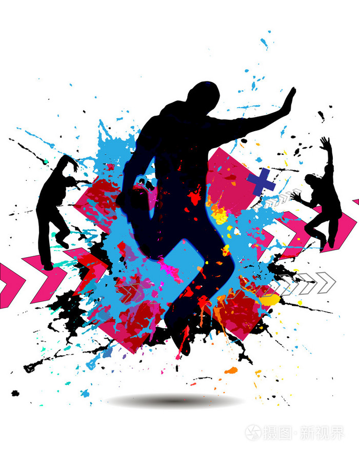 grunge跳舞男孩海报