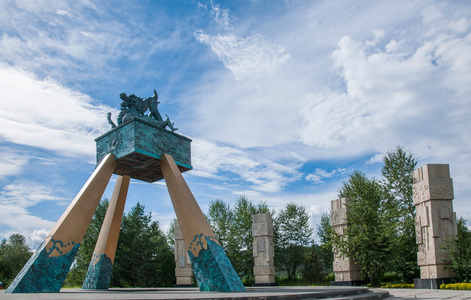 大兴安岭漠河黑龙江省北极村北极沙洲