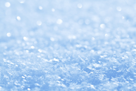 蓝色波光粼粼雪背景