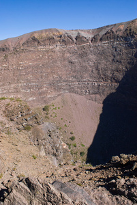 维苏威火山的火山口