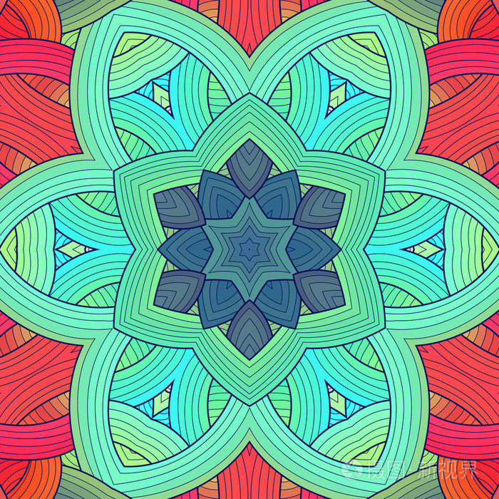 多彩无缝条纹背景, 彩虹插画-正版商用图片1dh3od-摄图新视界