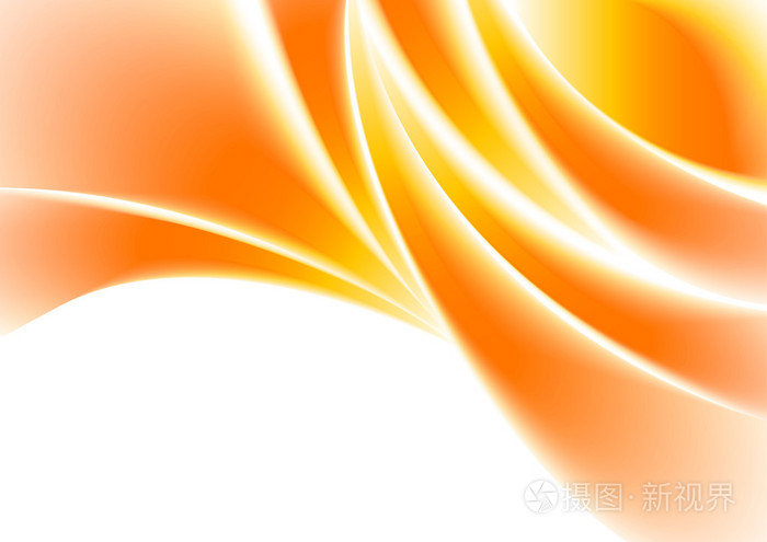 明亮的橙色背景