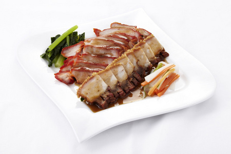 中式烤的猪肉图片