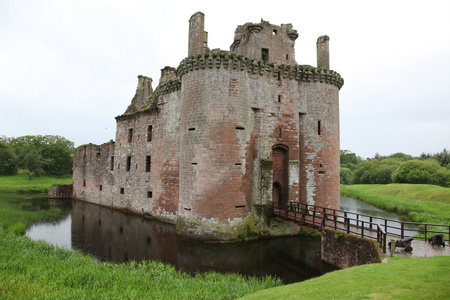 caerlaverock 城堡