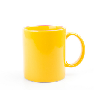 黄色杯子
