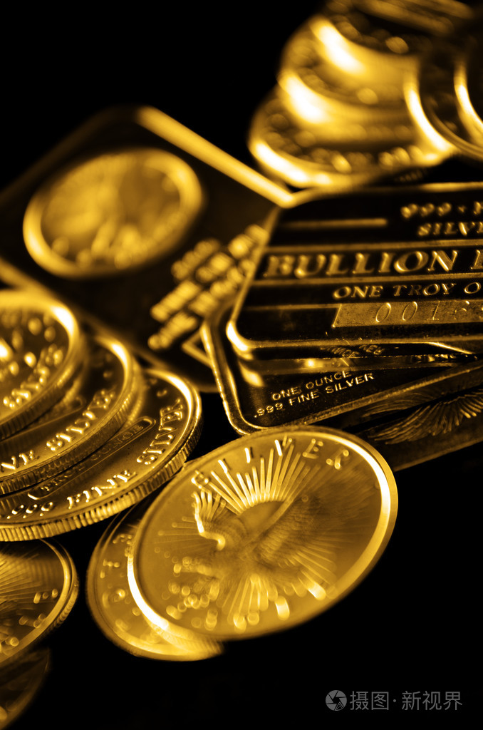 金币和金条为财富