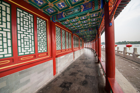 在北京的传统走廊