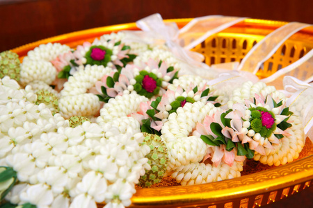 泰国的花环，为泰国婚礼仪式