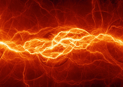 雷电火壁纸图片