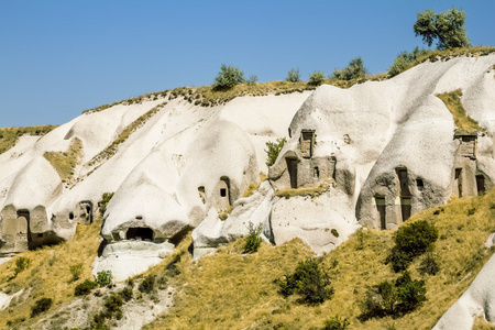 在 capadocia，土耳其鸽子的山谷