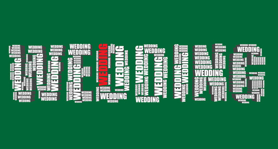 婚礼排版 3d 艺术字文本的婚礼信排版 3d 文本文字艺术矢量信图字云