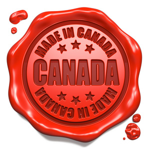 加拿大邮票上红蜡封
